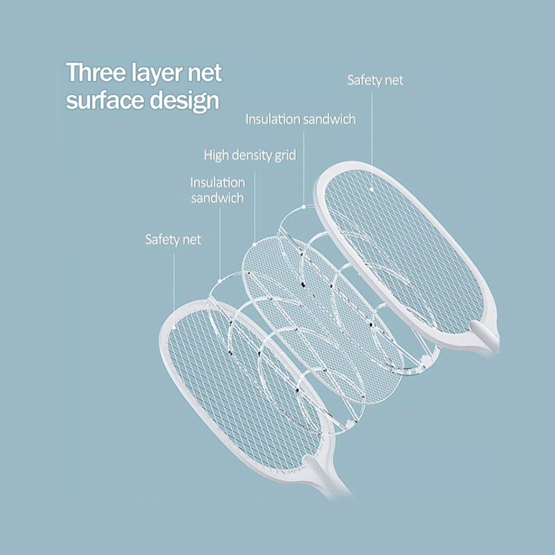 Imported Rechargeable Electric Mosquito Swatter & Mosquito Killer Racket – High Quality Imported product.